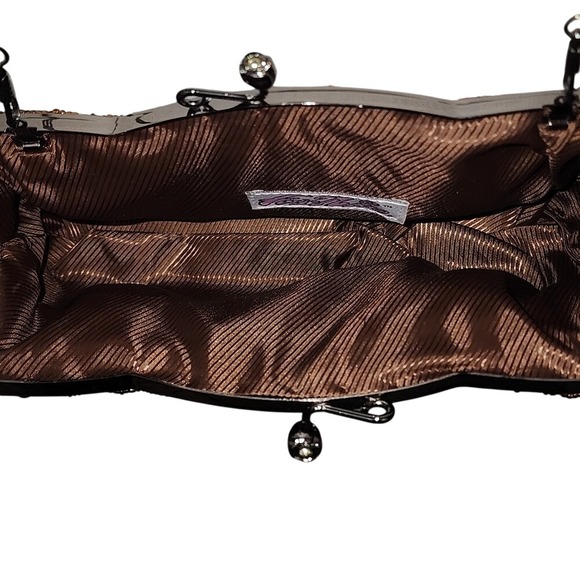 ForNine Beaded Evening Bag Clutch Purse Formal Occasion - Picture 5 of 11